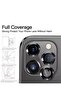 Iphone 13 Pro Max Compatible Camera Lens Protector Steel Ring HD 9D Unbreakable Glass - 2
