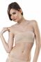 Women's Skin Color Padless Seamless Strapless Bra