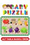 Cute Cheerful Vegetables Find-Plug Wooden Puzzle