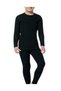 Children's Thermal Suit Long Sleeve Thermal Bady Tights Girl Boy Black Thermal Body - 2