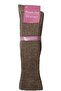 Wool Knee High Boot Socks Dried Rose Color - 3