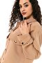 Women's Shirt Trousers Beige Double Set - 6