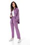 Women's Shirt Trousers Lilac Double Set - 5