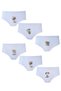 Underwear Set of 6 Girls' Printed Bato Cotton Slip Panties - 4