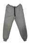 Children's Unisex Gray Melange Single Sweatpants Knitted Two Yarns with Raised Inner (fleece)