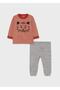 Baby Boy Crew Neck Tracksuit Set