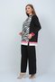 Zebra Pattern Colorful Classic Knitwear Knitted Large Size Knitwear Tunic - 2