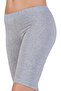 4018 Women's Plain Patternless High Waist Ladies Short Tights - 3