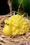 Decorative Gift Decorative Hand and Bath Soap with Lamb Figure - Honey Scented Yellow - 80 Grams