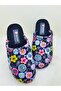Women's Floral Patterned Winter House Slippers