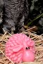 3 Pcs Lamb Figure Bath Soap Set - Honey, Strawberry, Vanilla - 7