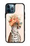 iPhone 11 Pro Influencer Glossy Phone Case with Leopard Cat Design