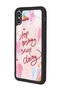 iPhone X - XS Pink Motto Design Glossy Phone Case - 2