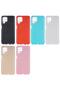 Case for Galaxy A22 4g Shining Silicone Case Shining Silicone Gray - 3