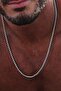 Men's Gray Chain Knitted Model - Imported Anti-Tarnish Steel Men's Chain