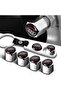 Audi E-Tron - Stainless Steel Valve Cover and Chrome Keychain Set - 2