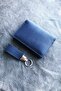 Voyager Passport Cover Vegan Leather Passport Holder Navy Blue - 4