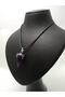 Amethyst Stone Necklace Pandule Shaped Natural Stone Amethyst Necklace