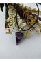 Amethyst Stone Necklace Pandule Shaped Natural Stone Amethyst Necklace - 3