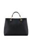 Women's Black Adjustable Strap Bag Y3d165 Yfo5b 88778 - 3