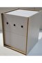 Budgie Nest - Sliding - Plastic Folluk - Wooden MDF Nest - 19 Cm X 22 Cm + 22 Cm (height) - 5