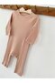 Baby Sand Beige Corded Modal Long Jumpsuit Age 3 - 4