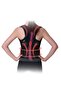 Unisex Black Back Waist Support Apparatus Upright Posture Corset
