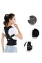 Unisex Black Back Waist Support Apparatus Upright Posture Corset - 3