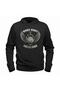 Unisex Kids Black Hooded Sweatshirt