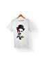 Unisex White Charlie Chaplin T-Shirt