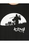 Loving Samurai Men's Black T-Shirt - 2