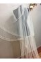 Women's White Tulle Veil - 3