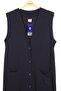 Women's Purple Buğra Battal Long Plum Vest - 2