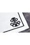 قطعتان من تأثير الكتان المطرز الملكي للخدمة الأمريكية (أسود) - 4