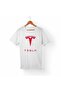 تي شيرت أبيض للأطفال من Tesla