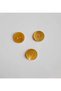Genuine Oyster Shell Yellow Color Mother of Pearl Button 12.5 mm Pack of 20 - 2