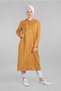 Women's Yellow (Safran) Zip Hooded Tunic 20315 - 2