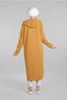 Women's Yellow (Safran) Zip Hooded Tunic 20315 - 4