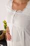 Lace Detailed 2603 Maternity Maternity Pajamas Set Ecru - 2