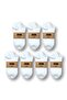 Doa Organic Cotton Cotton Rich Booties Socks - Pack of 7 / White