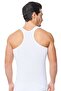 Men's 6-Pack 100% Cotton Ribbed Sports Undershirt Size S Seamless Black White