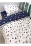 Cotton Baby/Child 70x110 Park Crib Pillow Sheet Sheet Quilt Sailor Navy Blue Starry - 2