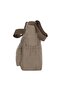 حقيبة ساعي البريد مصنوعة من قماش المظلة باللون الأخضر للسيدات 4100 - 3