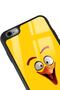 حافظة هاتف لامعة بتصميم أصفر متوافقة مع هاتف iPhone 6 6s - 3