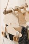 Cat Themed Wooden Baby Clothes Hanger Set of 3