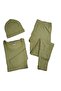 Men's Green Military Thermal Underwear Leggings Undershirt Set (with beret gift) 2002 - 2