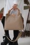 Women's Magnet Closure Knit Detailed Hand and Shoulder Bag Pbu4031 - 4