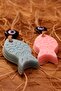 2-Pack of Decorative Evil Eye Beads and Hangable Fish Figure Bath Soap in a Kraft Cardboard Box - 4