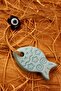 2-Pack of Decorative Evil Eye Beads and Hangable Fish Figure Bath Soap in a Kraft Cardboard Box - 6