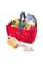 Plush Market Basket and Supplies 12 Pieces Soft Playmate